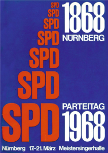 Cover Parteitag 1968 (SPD-Unterbezirk Nürnberg)